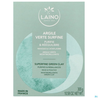 Laino argile pdr surfine verte    etui 300g