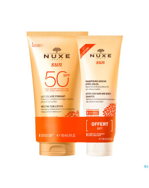 Nuxe duo lait fondant ip50 150ml+sh dch 100ml free