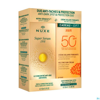 Nuxe duo super serum10 30ml+cr.fond.ip50 50ml free