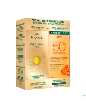 Nuxe duo super serum10 30ml+cr.fond.ip50 50ml free