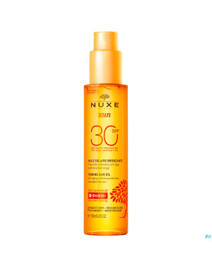 Nuxe sun huile bronz. ip30 visage&corps150ml