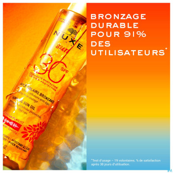 Nuxe sun huile bronz. ip30 visage&corps150ml