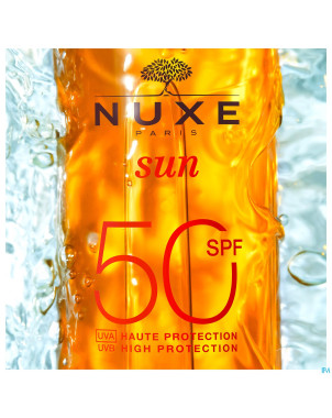 Nuxe sun huile bronz. ip50 visage&corps150ml