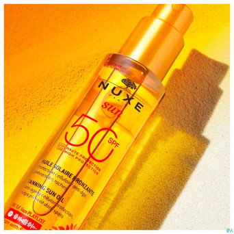 Nuxe sun huile bronz. ip50 visage&corps150ml
