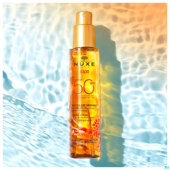 Nuxe sun huile bronz. ip50 visage&corps150ml