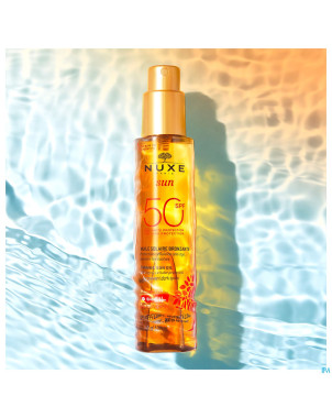 Nuxe sun huile bronz. ip50 visage&corps150ml