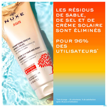 Nuxe sun shampoo douche apres soleil corps 200ml