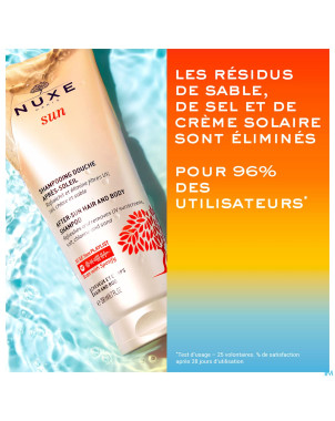 Nuxe sun shampoo douche apres soleil corps 200ml