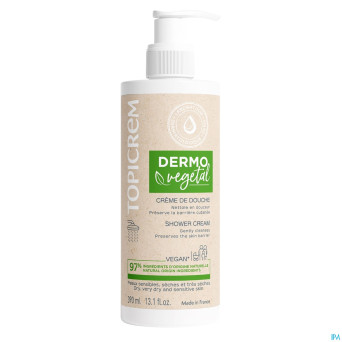 Topicrem dermovegetal cr douche a/dessech.   390ml