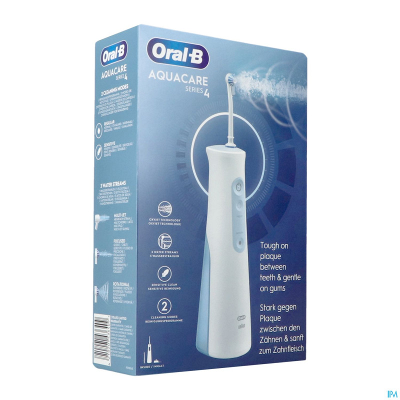 Oral-b aquacare 4 irrigateur portable
