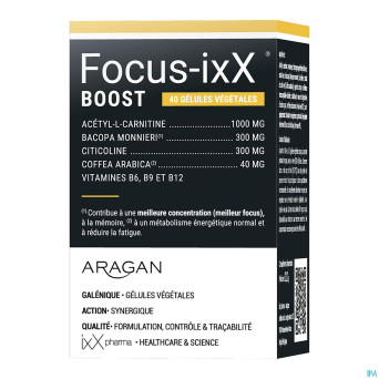 Focus-ixx boost    caps 40