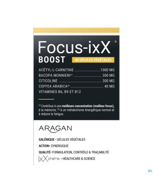 Focus-ixx boost    caps 40