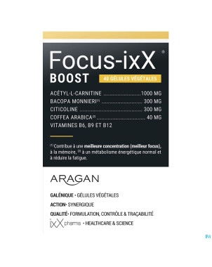 Focus-ixx boost    caps 40