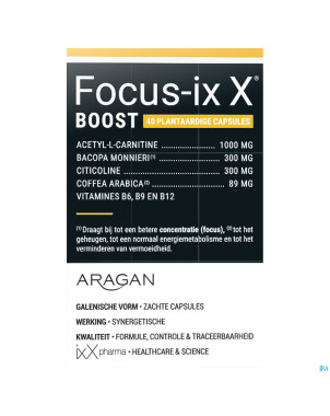 Focus-ixx boost    caps 40