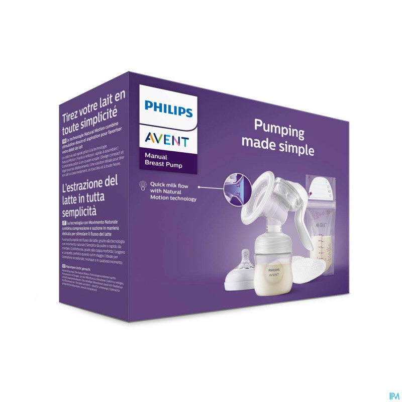 Philips avent tire lait manuel set