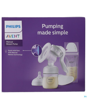 Philips avent tire lait manuel set