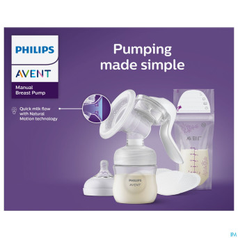 Philips avent tire lait manuel set