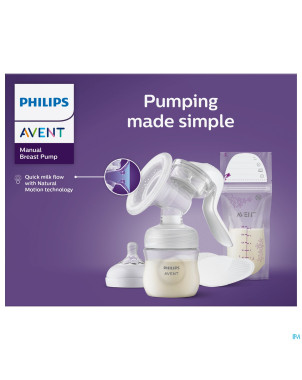 Philips avent tire lait manuel set