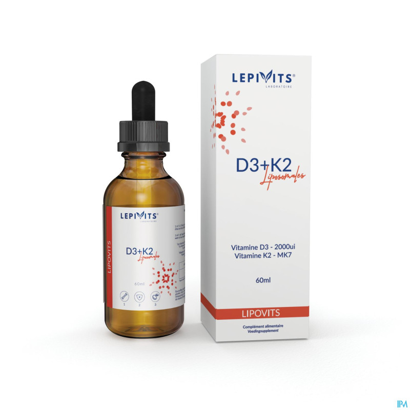 Vit d3+k2 liposomales vegan fl 60ml lepivits