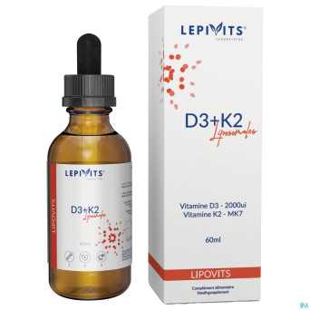 Vit d3+k2 liposomales vegan fl 60ml lepivits