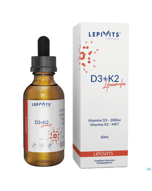 Vit d3+k2 liposomales vegan fl 60ml lepivits