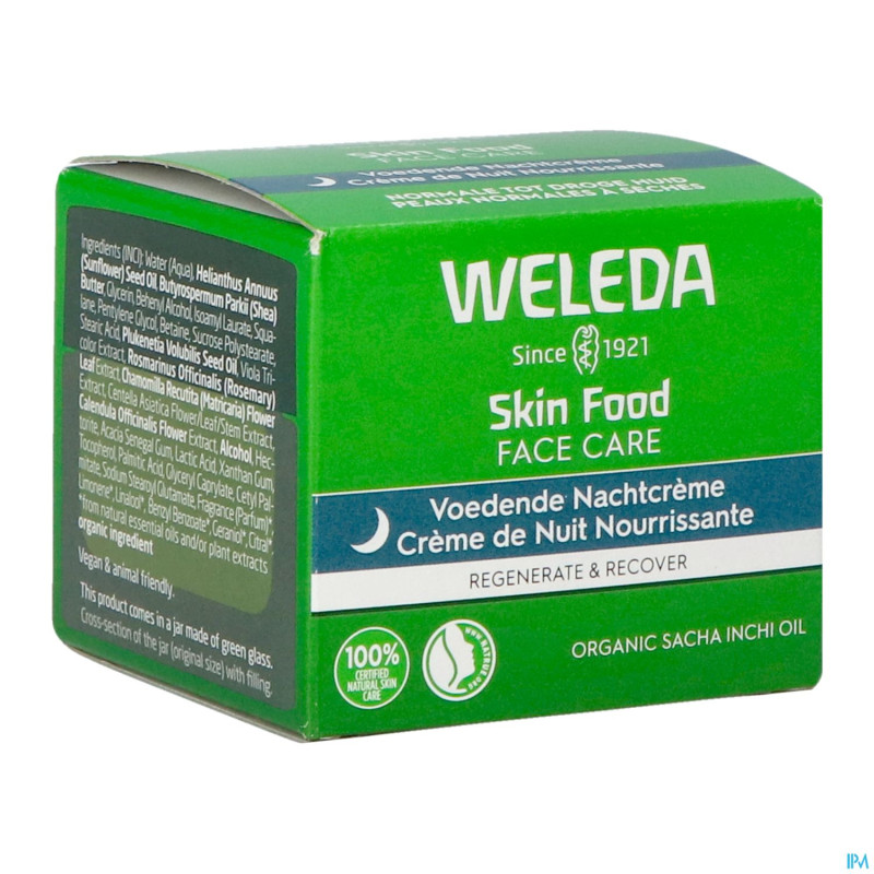 Weleda skin food creme nuit nourrissante    40ml