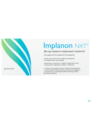 Implanon nxt orifarm    impl subcut 68mg pip