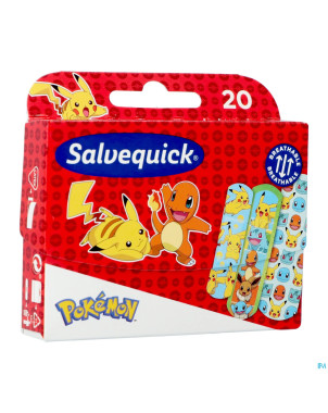 Salvequick pansements pokemon exp    20