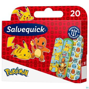 Salvequick pansements pokemon exp    20