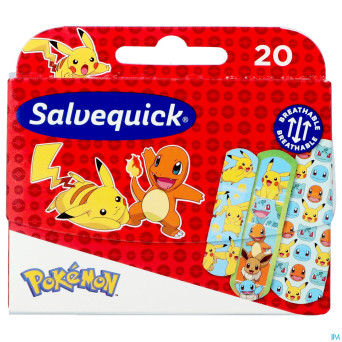 Salvequick pansements pokemon exp    20