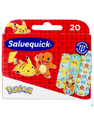 Salvequick pansements pokemon exp    20