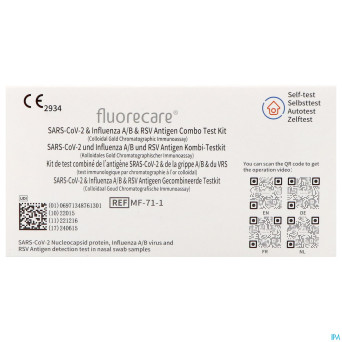 Fluorecare combi rsv/flu/covid autotest    1 magis