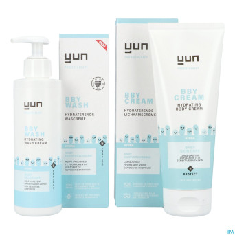 Yun bby hydra protect therapy creme 200ml  2 prod.