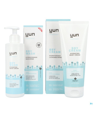 Yun bby hydra protect therapy creme 200ml  2 prod.