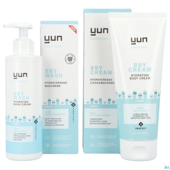 Yun bby hydra protect therapy creme 200ml  2 prod.