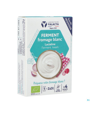 Yalacta ferment fromage blanc bio    4x4g