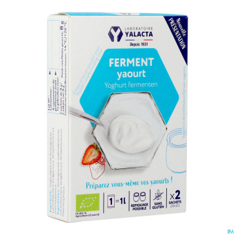 Yalacta ferment yaourt bio    2x4g
