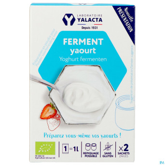 Yalacta ferment yaourt bio    2x4g