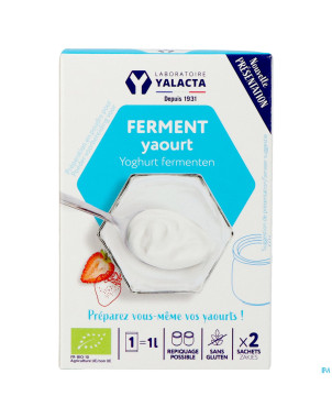 Yalacta ferment yaourt bio    2x4g