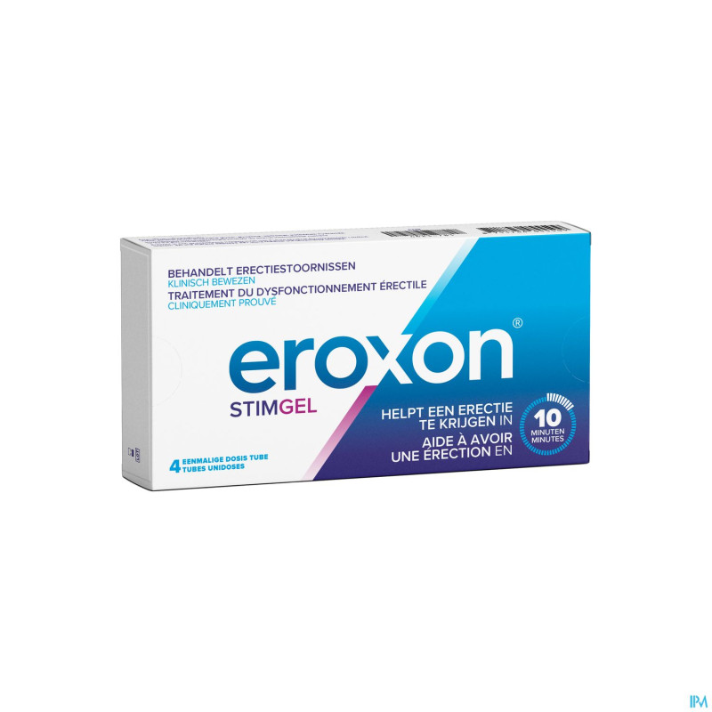 Eroxon stim.gel dysfonctionnement erectile tubes 4