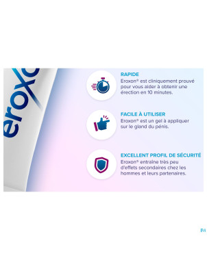 Eroxon stim.gel dysfonctionnement erectile tubes 4