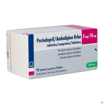 Perindopril/amlodipine krka 5mg/10mg    comp 90