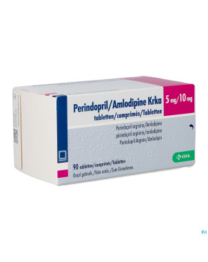 Perindopril/amlodipine krka 5mg/10mg    comp 90