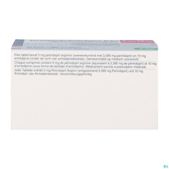 Perindopril/amlodipine krka 5mg/10mg    comp 90
