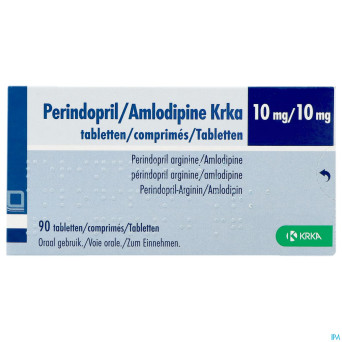 Perindopril/amlodipine krka 10mg/10mg    comp 90