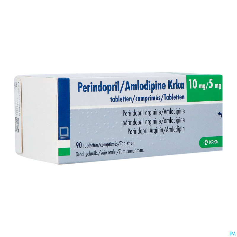 Perindopril/amlodipine krka 10mg/5mg    comp 90