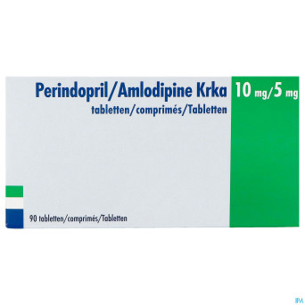 Perindopril/amlodipine krka 10mg/5mg    comp 90