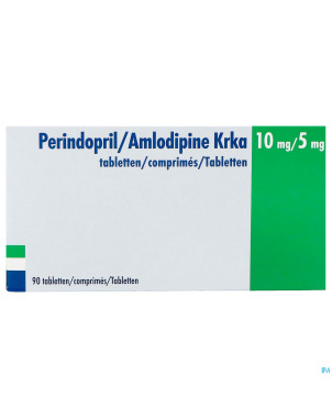 Perindopril/amlodipine krka 10mg/5mg    comp 90