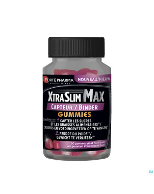 Xtraslim max capteur    gommes 60