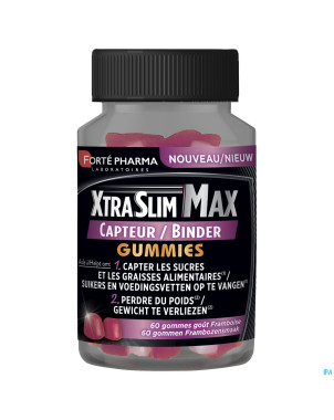 Xtraslim max capteur    gommes 60